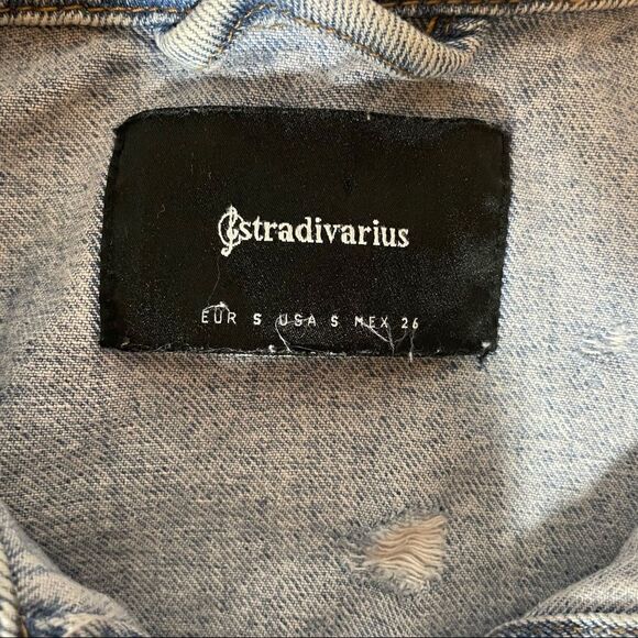 Stradivarius destroyed Jean jacket small - Picture 5 of 8